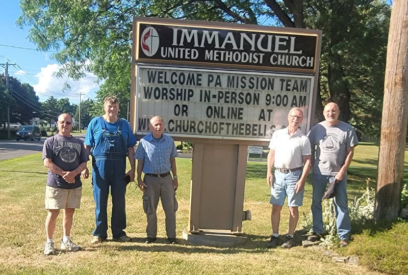 Mission Team we hosted from Calvary UMN in Harrisburg, PA