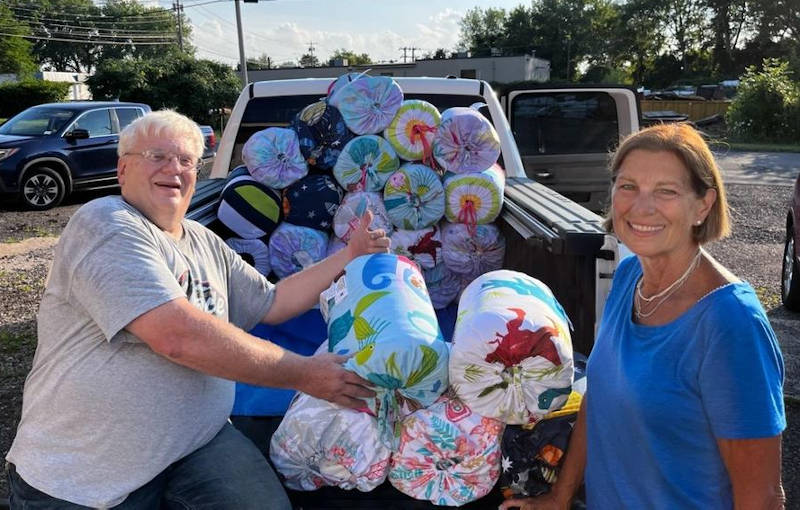 Donation of 50 Bag in Beds and 50 Pillows to Sleep in Heavenly Peace
